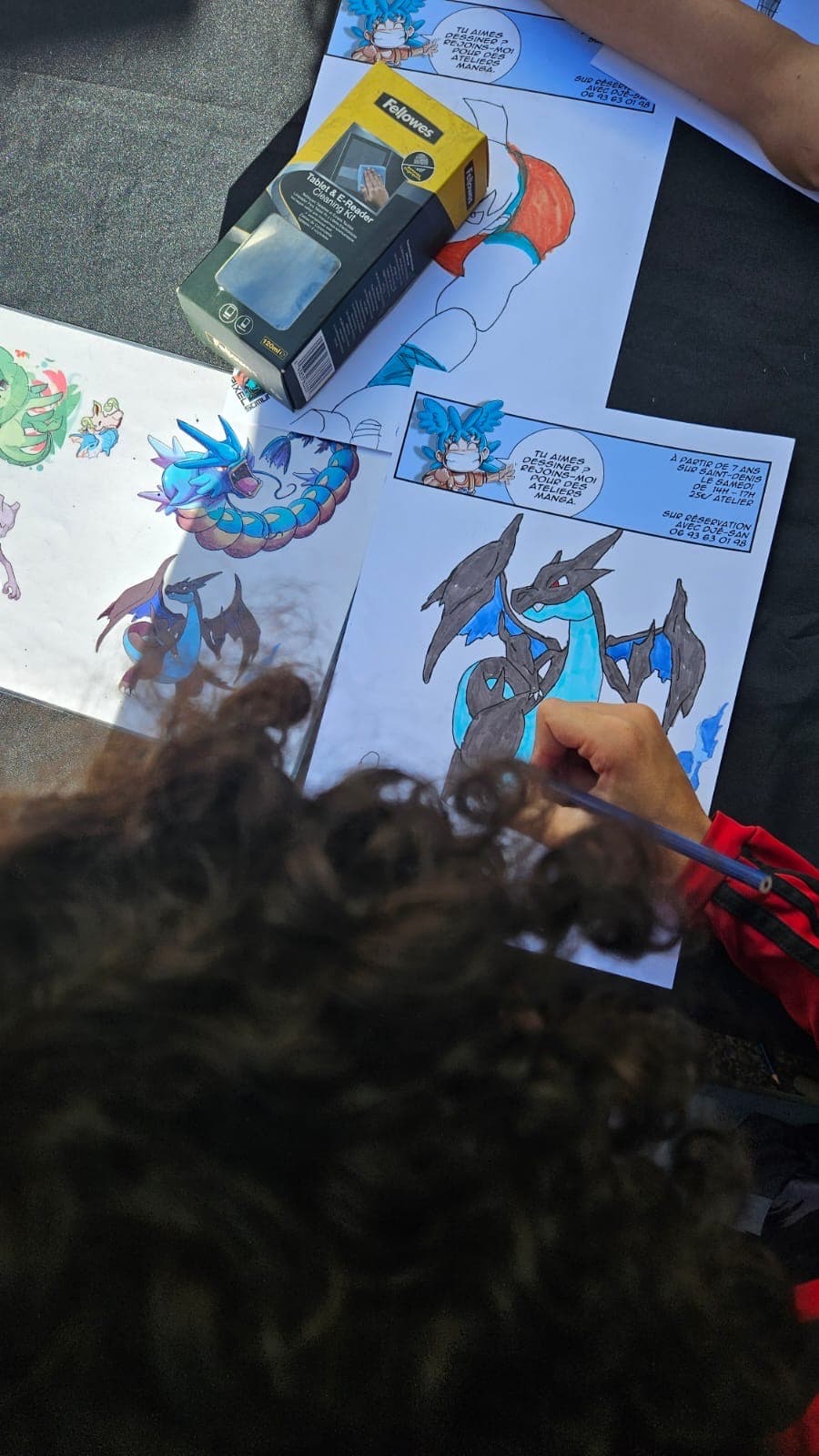 Logo L'atelier de Djé-San, illustration manga